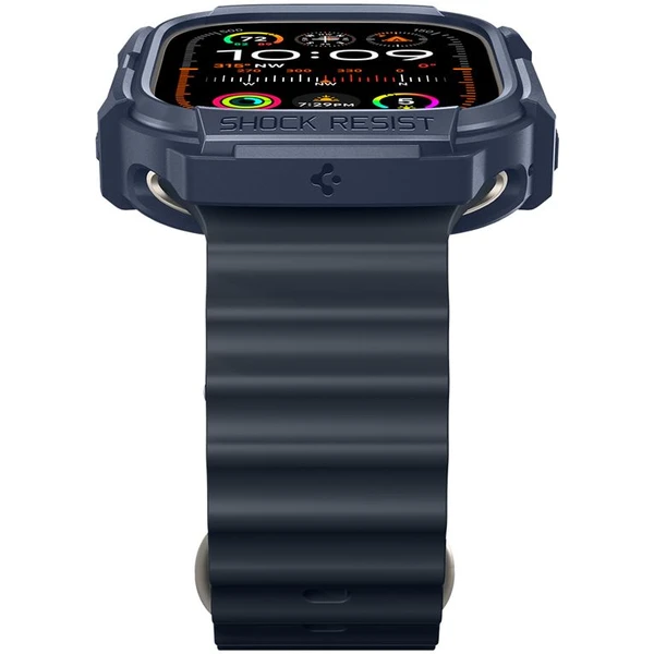 Spigen Rugged Armor kryt Apple Watch Ultra 3/2/1 (49mm) modrý - Pouzdra - Obrázek Z5A1000P01