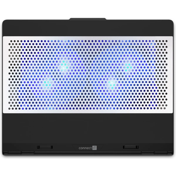 CONNECT IT FrostBlast chladicí podložka pod notebook s modrým podsvícením černá - Chladící podložky - Obrázek Z5N0000P01