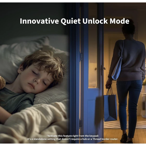 AQARA Smart Lock U200 chytrý zámek stříbrný - Chytré zámky - Obrázek Z5P5000K01