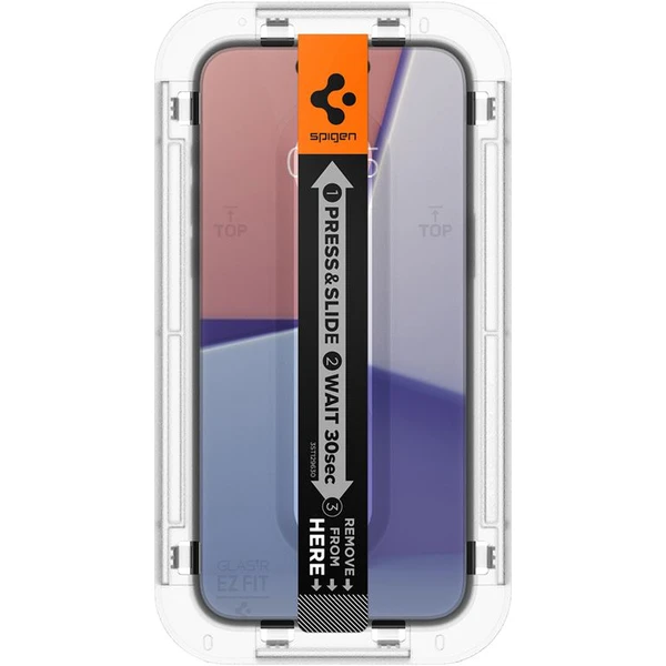 Spigen Glass tR EZ Fit 2 Pack tvrzené sklo iPhone 16/15 čiré - Ochranné folie a skla - Obrázek Z5U8000601