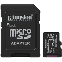 Kingston Canvas Select Plus microSDXC 64GB + SD adaptér - Paměťové karty