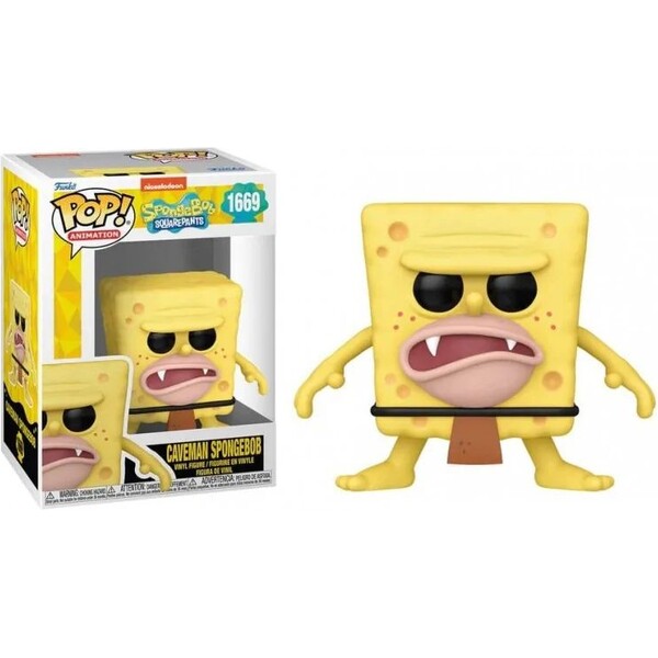 Funko POP! #1669 Animation: SpongeBob SquarePants - Caveman SpongeBob