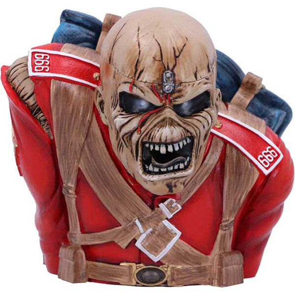 Busta s úložným prostorem Nemesis Now Iron Maiden - The Trooper 12 cm Vícebarevná