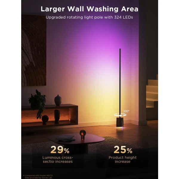 Govee Lyra RGBICWW Pro LED lampa s reproduktorem černá - Chytrá osvětlení - Obrázek Z635000K01