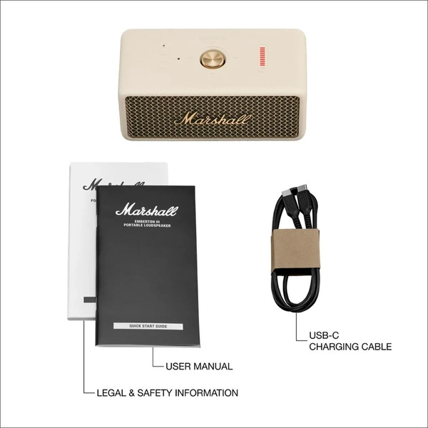 Marshall Emberton III krémový - Reproduktory - Obrázek Z6E8000K01