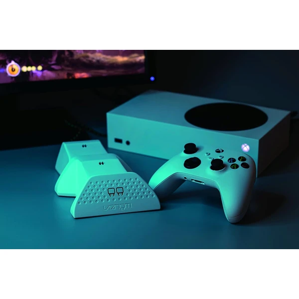Venom VS2871 duální nabíjecí stanice + 2 baterie pro Xbox bílá - Dokovací stanice - Obrázek Z6R5000701