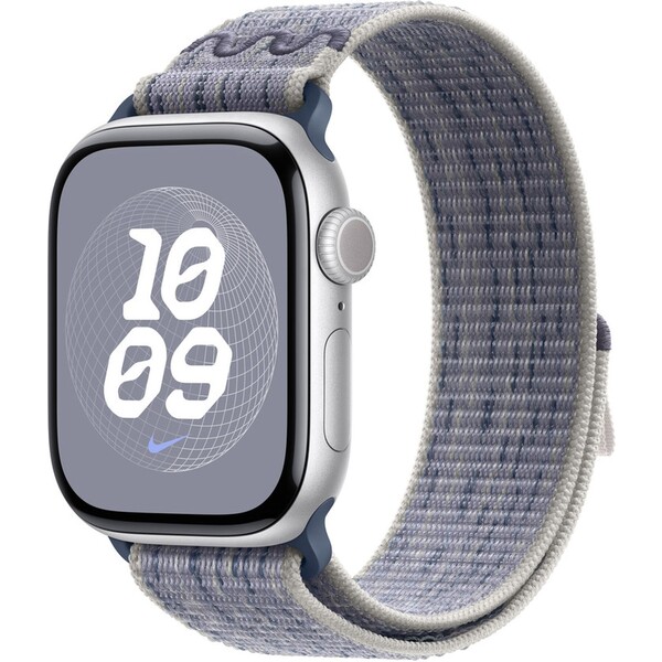 Apple Watch 42mm šedo-modrý provlékací sportovní řemínek Nike MXTX3ZM/A