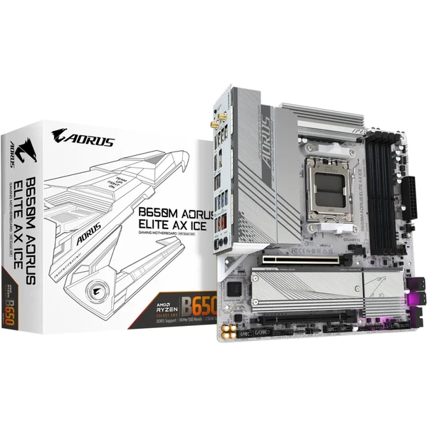 GIGABYTE B650M A ELITE AX ICE - Základní desky - Obrázek Z6V5000J01