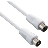 PremiumCord PAL/PAL prodlužovací TV kabel 1m bílý - Kabely a redukce