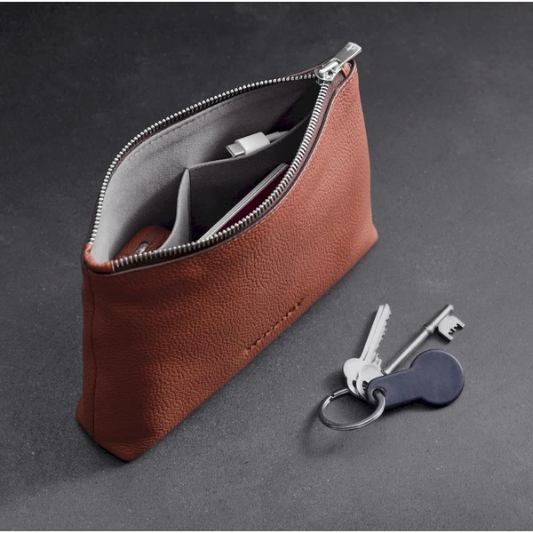 Woolnut Leather Pouch kožené pouzdro hnědé - Organizéry - Obrázek Z768000701