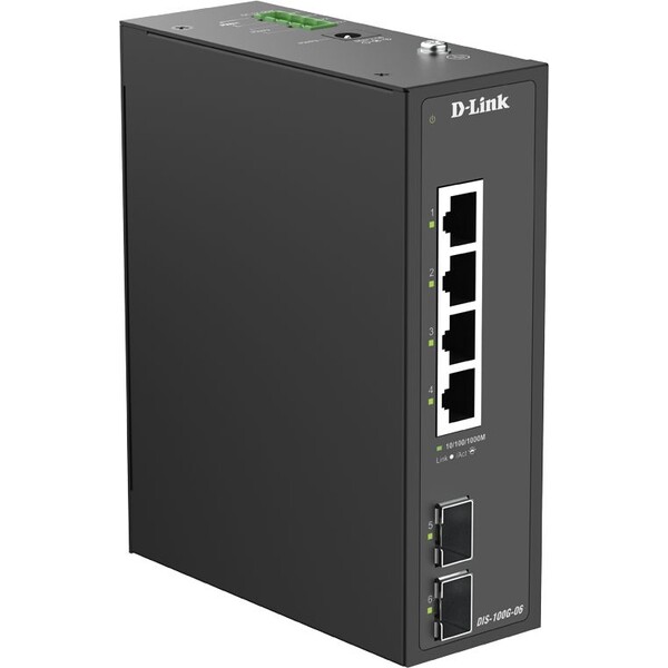 D-Link DIS-100G-06 Černá