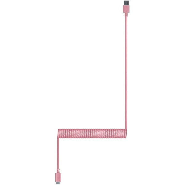 Razer PBT Keycap + Coiled Cable Upgrade Set růžová US/UK - Náhradní klávesy - Obrázek Z7FXF00101