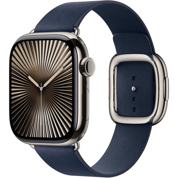 Apple Watch 42mm temně modrý řemínek s moderní přezkou - Medium MXW13ZM/A
