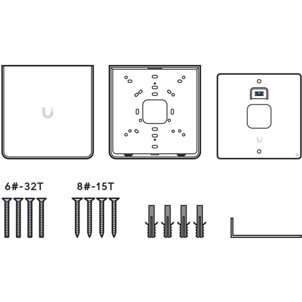 Ubiquiti UniFi U6 Enterprise In-Wall access point bílý - Access pointy - Obrázek Z7RA000N01