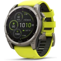 Garmin Fenix 8 Solar 51 mm titan žluté - Chytré hodinky