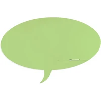 Rocada Skin Shape Talk 6440-230 magnetická tabule zelená RAL 230 - Magnetické tabule