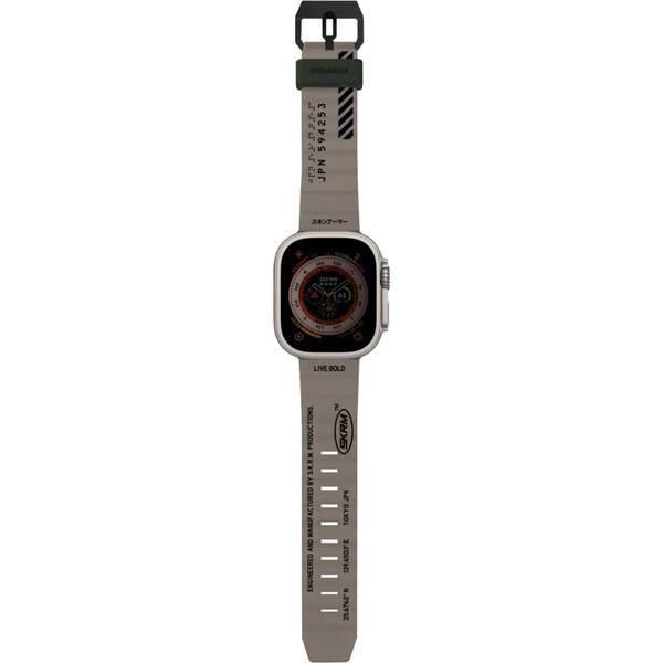 SKINARMA Shokku řemínek Apple Watch 49/45/44/42 mm přírodní
