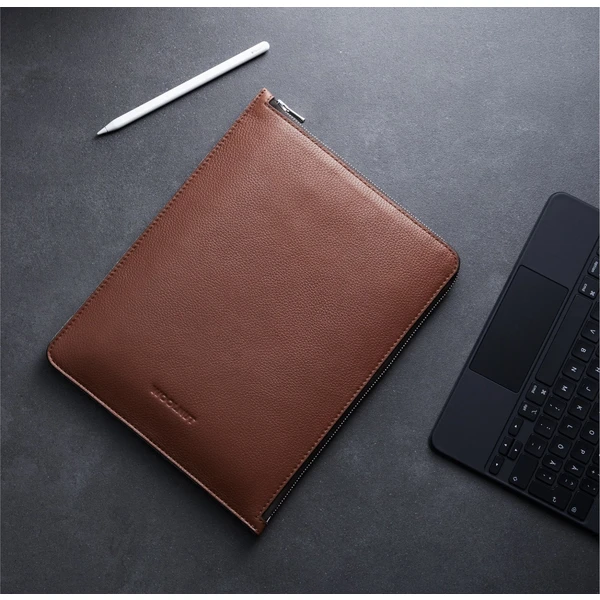 Woolnut Leather Folio kožené pouzdro iPad Pro 11"/iPad Air 11" hnědé - Pouzdra - Obrázek Z8LR100501