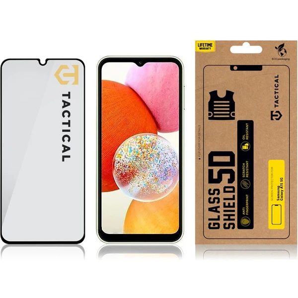 Tactical Glass Shield 5D sklo pro Samsung Galaxy A15 5G černé - Ochranné folie a skla - Obrázek Z8R1000N01