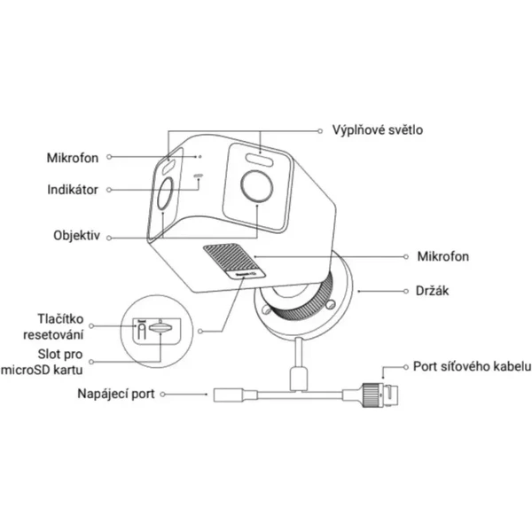 Xiaomi Outdoor Camera CW100 Dual EU bílá - Kamery - Obrázek Z8SJ000K01
