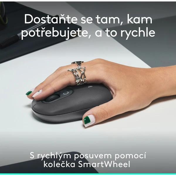 Logitech POP myš grafitová - Myši - Obrázek Z8U8000O01