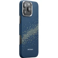 Pitaka Tactile Woven Case kryt iPhone 16 Pro Max Galaxy StarPeak Milky Way - Pouzdra