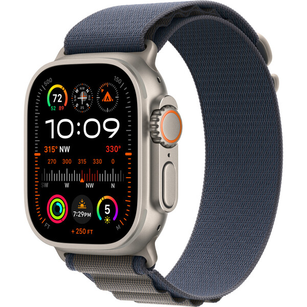 Apple Watch 44/45/49 mm modrý Alpský tah – velký MT5M3ZM/A