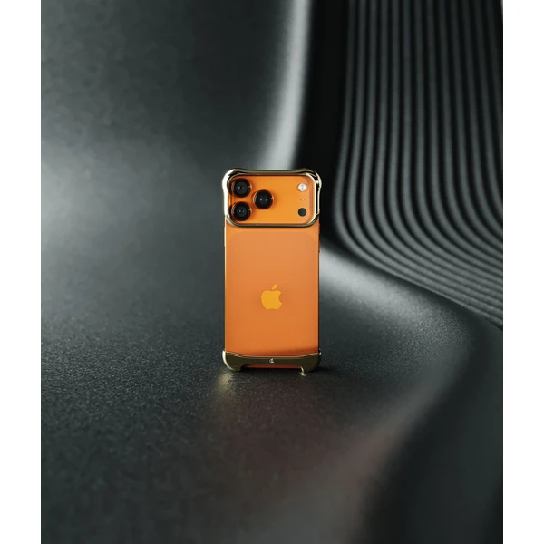 Arc Pulse hliníkový ochranný rám iPhone 17 Pro zlatý - Pouzdra - Obrázek Z9DJ000K01