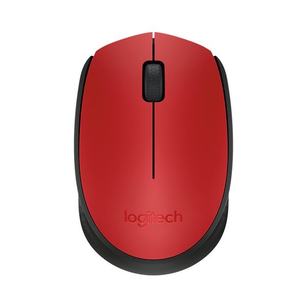 Logitech Wireless Mouse M171 červená