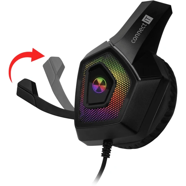 CONNECT IT BATTLE RGB Ed. 3 herní sluchátka černá - Sluchátka - Obrázek Z9NFF00101