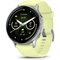 Garmin Venu 4 (45 mm) Stříbrné / Citron silikonový řemínek - Chytré hodinky