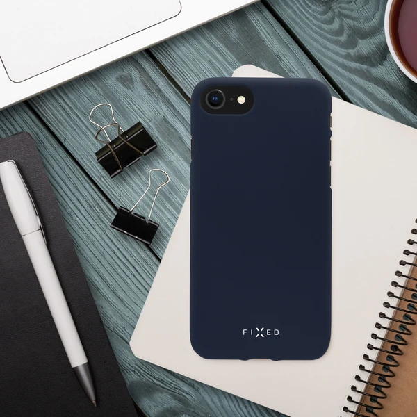 FIXED Story silikonový kryt Apple iPhone 13 modrý - Pouzdra - Obrázek Z9TZ000501