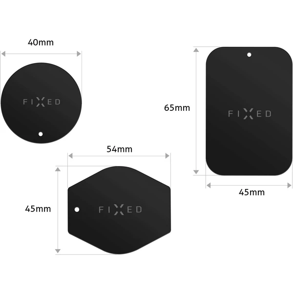 FIXED ICON Plates sada magnetických plíšků černá - Držáky - Obrázek Z9YT100301