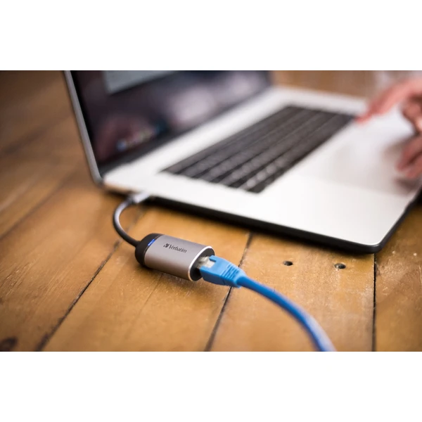 Verbatim USB-C/Gigabit Ethernet adaptér - Síťové adaptéry - Obrázek ZAOR000301