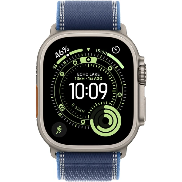 Apple Watch Ultra 3 (2025) 49mm Přírodní titan s modrým/jasně modrým trailovým tahem S/M (Další) - Chytré hodinky - Obrázek ZAQH000K01