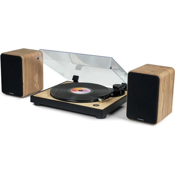 Thomson WS602DUO aktivní stereo HiFi reproduktory s BT hnědé - Reproduktory - Obrázek ZBIE000O01