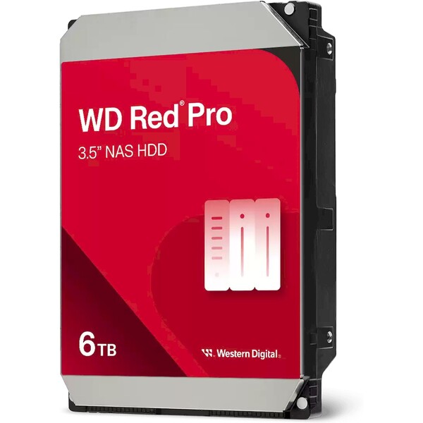 WD Red Pro (TBWD6005FFBX) HDD 3,5" 6TB