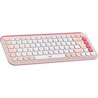 Logitech POP ICON KEYS (US) klávesnice růžová - Klávesnice