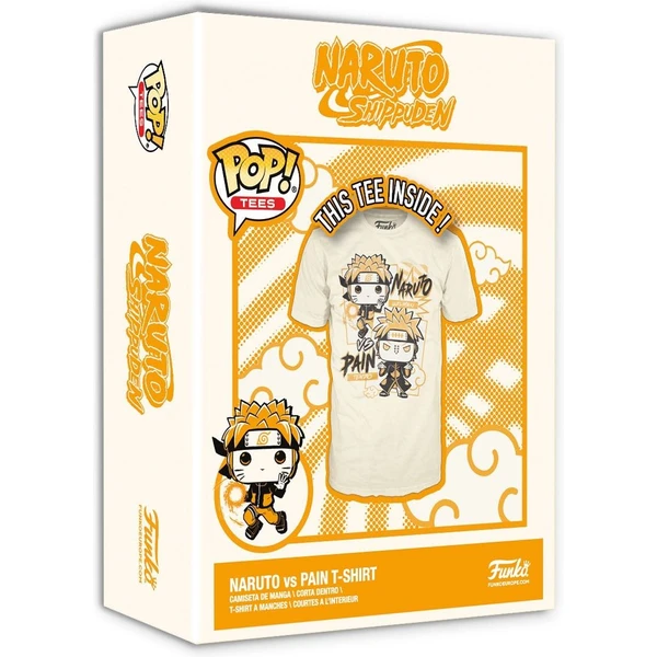 Funko Boxed Tee: Naruto- Naruto vs Pain M - Trička - Obrázek ZC20000J01