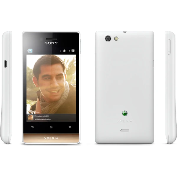 Sony Xperia Miro (ST23i) bílá/zlatá - Mobilní telefony - Obrázek ZCY0000101
