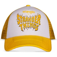 Trucker kšiltovka Wrangler Stranger Things - Yellow Logo - Kšiltovky a čepice