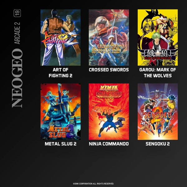 Evercade NEOGEO Arcade 2 - Hry pro Retro konzole - Obrázek ZD4K000K01