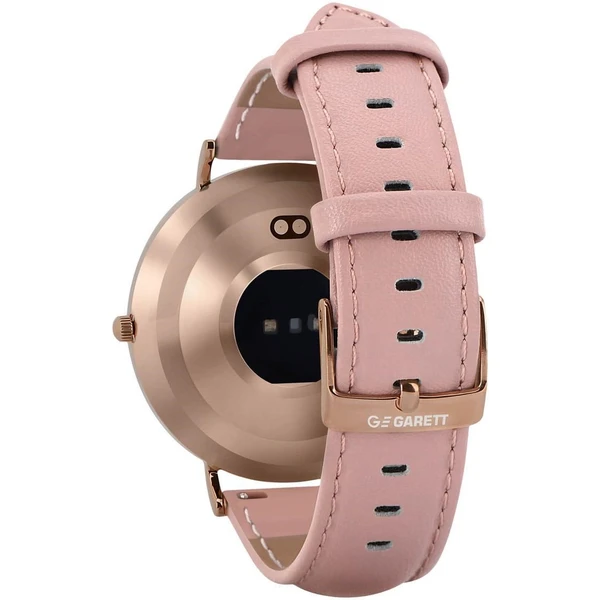 Garett Smartwatch Verona zlatá, růžový řemínek - Chytré hodinky - Obrázek ZDEM300401