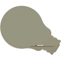 Rocada Skin Shape Idea 6460-7033 magnetická tabule cementová šedá RAL 7033 - Magnetické tabule
