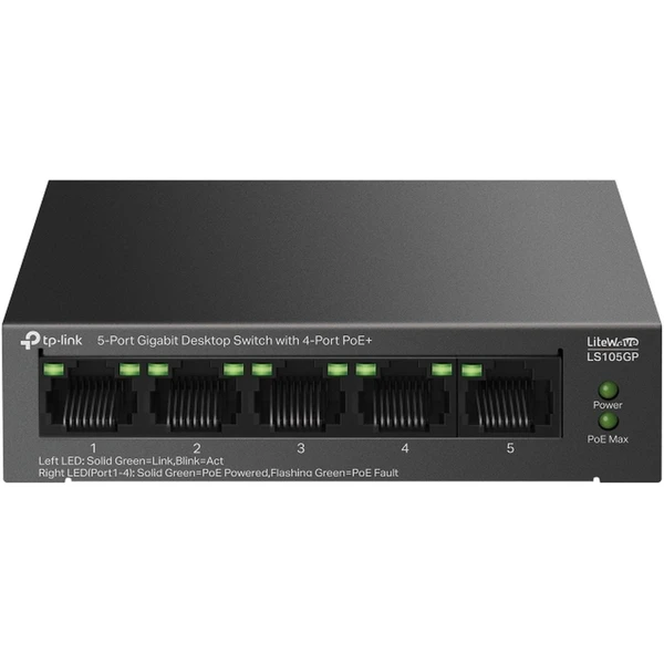 TP-Link LS105GP gigabitový switch - Switche - Hlavní obrázek