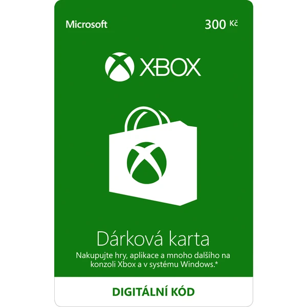 Xbox Live - kredit 300 Kč (digitální verze) - Digitální kredity - Hlavní obrázek