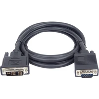 PremiumCord DVI-I/VGA kabel 5m černý - Kabely a redukce