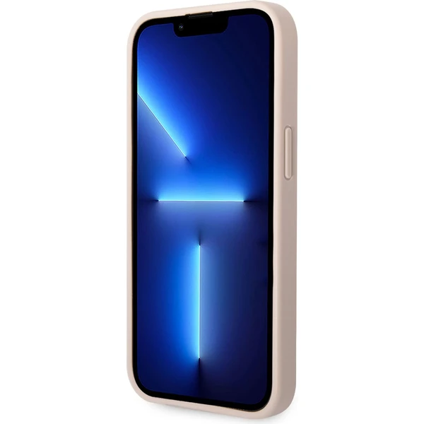 Guess PU 4G Metal Logo kryt iPhone 14 růžový - Pouzdra - Obrázek ZFUF100501