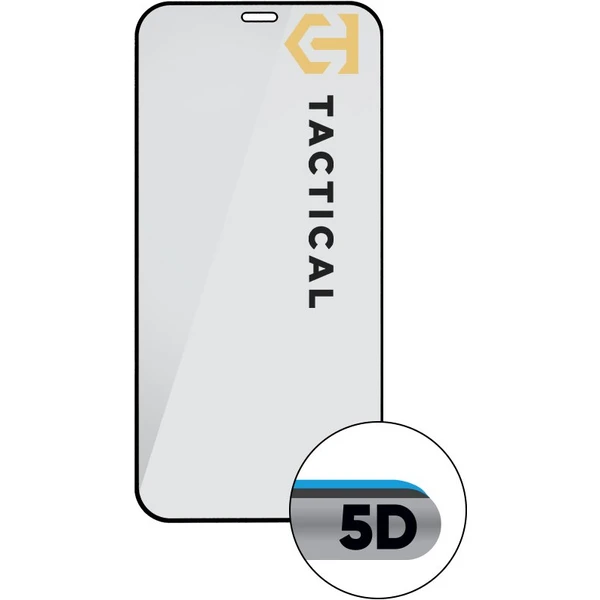 Tactical Glass Shield 5D sklo pro iPhone 12 Mini černé - Ochranné folie a skla - Obrázek ZFY4000701