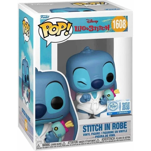 Funko POP! #1608 Disney: Lilo & Stitch - Stitch in Robe - Funko POP! - Obrázek ZGDK000K01